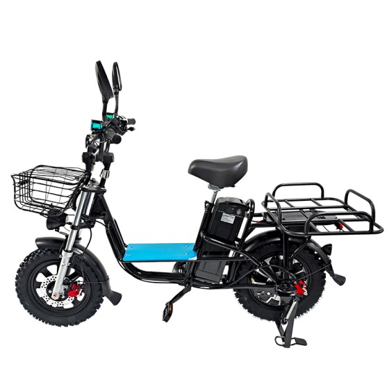 16-inch beach tire Yilan Princess second-generation electric bicycle without shock absorption, brushless, gearless motor and lithium battery